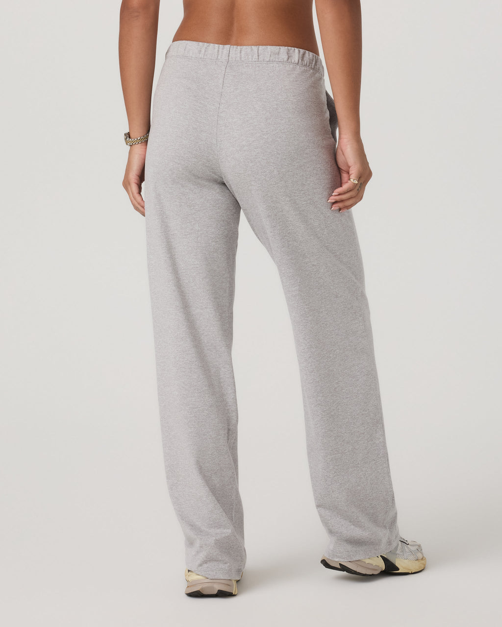 Halo Modern Straight Leg Pant-Short | Pale Grey Heather