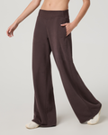 Sedona Midrise Wideleg Sweatpant - Short | French Roast
