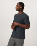 Strato Tech V-Neck Tee | Charcoal Heather
