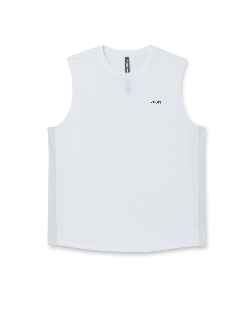 Sleeveless Viewpoint Muscle Tank 2.0 | White/Breeze