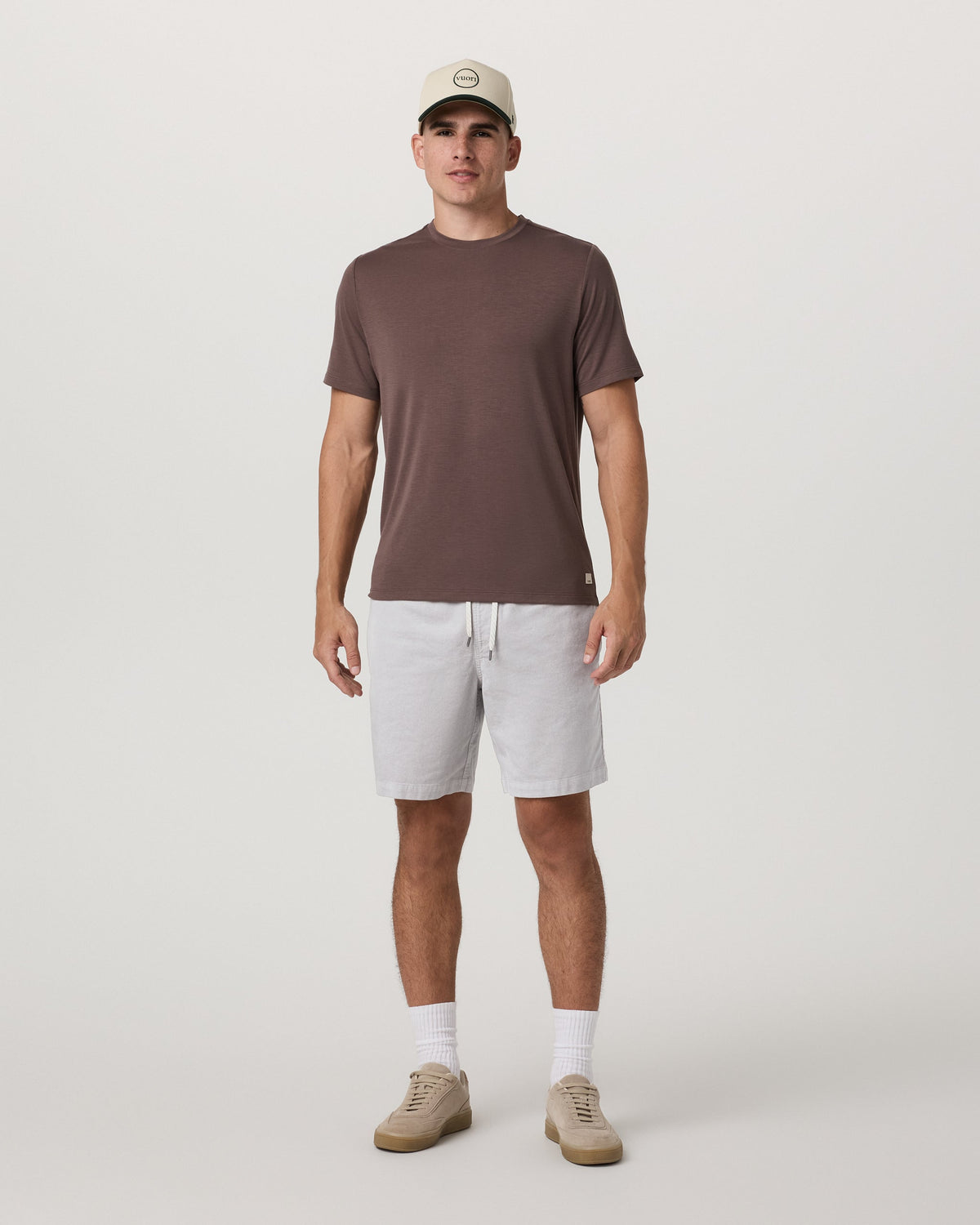 Optimist Elastic Waist Short 8" | Amethyst Grey