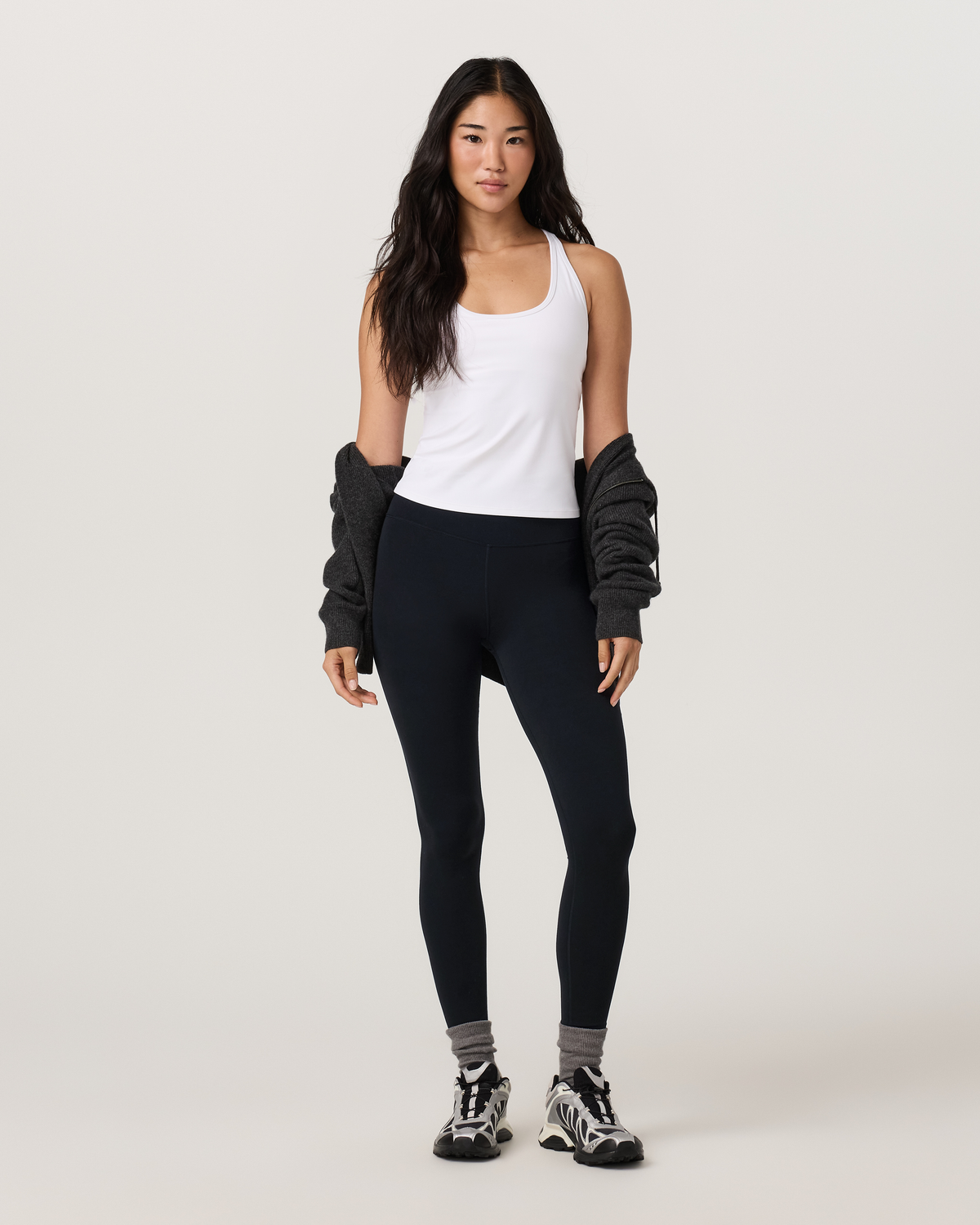 Vuori AllTheFeels™ Racerback Tank | White