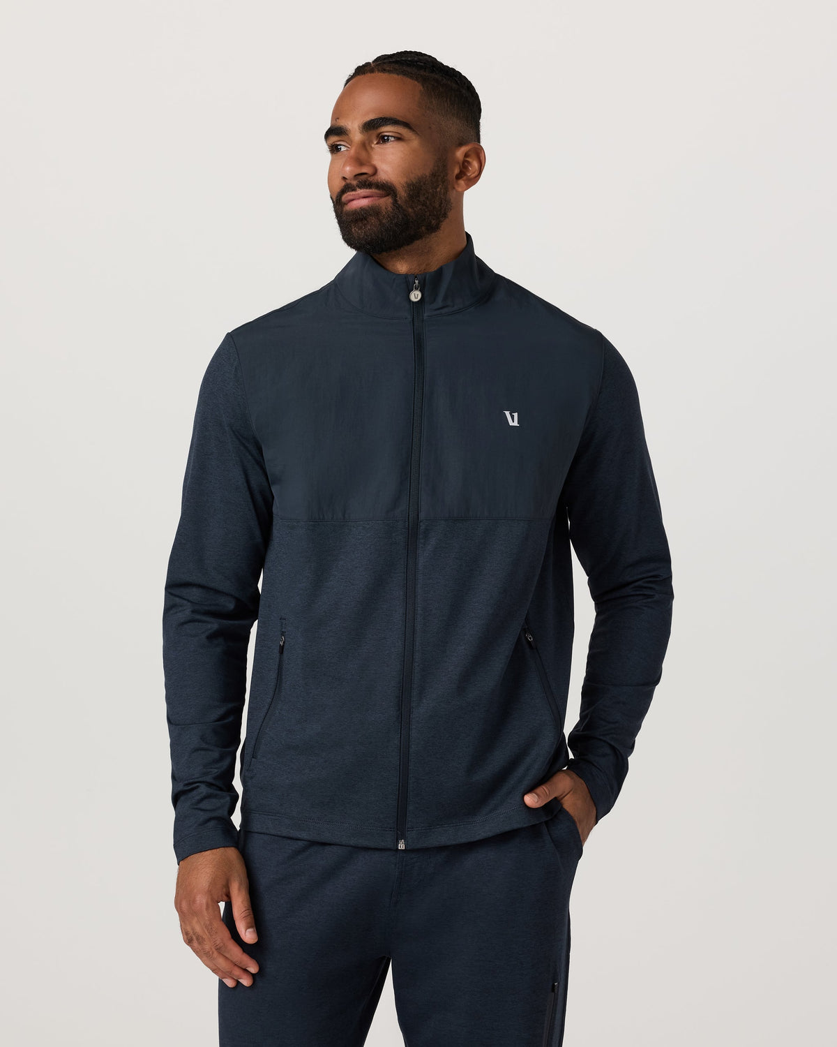 Sunday Element Track Jacket | Ink Heather
