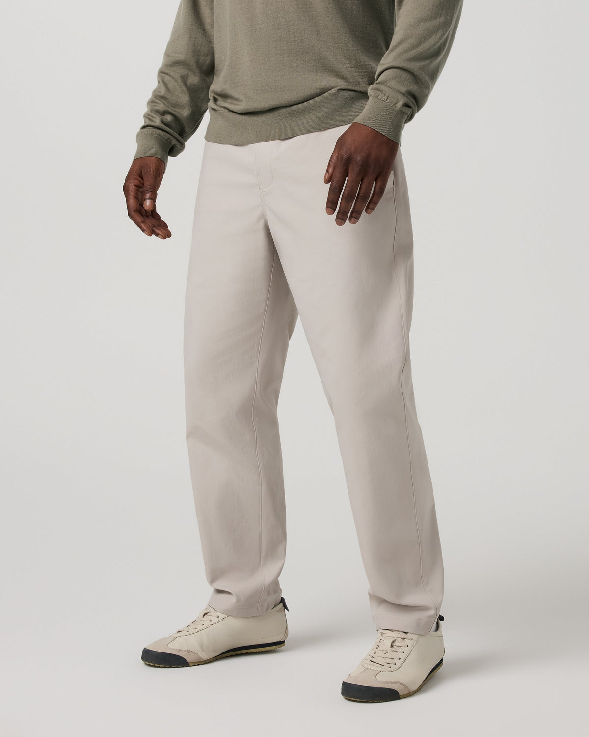 Cascade Elastic Waist Trouser Classic Fit 30" | Pewter