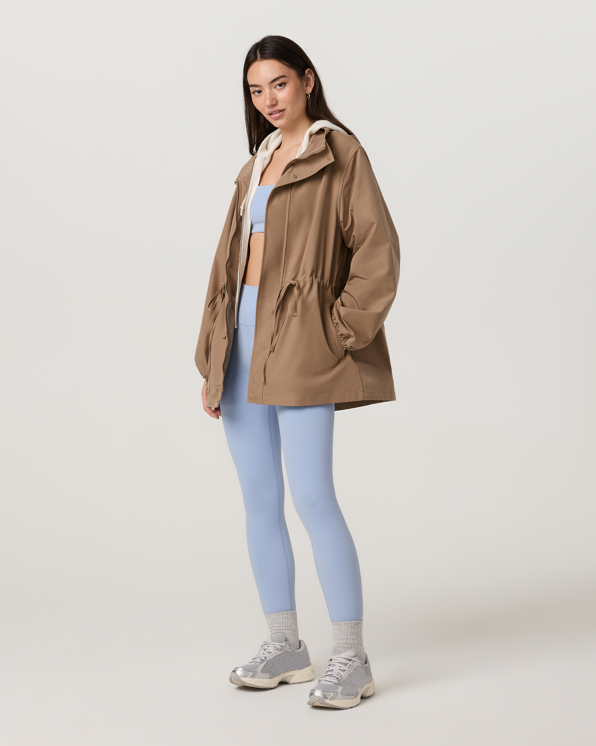 Meadow Cinch Waist Jacket | Dark Trench