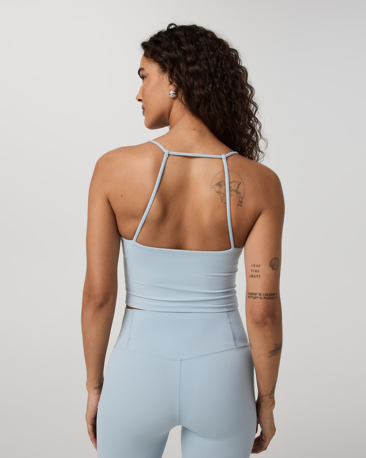 Vuori AllTheFeels™ Strappy Back Tank | Eggshell Blue