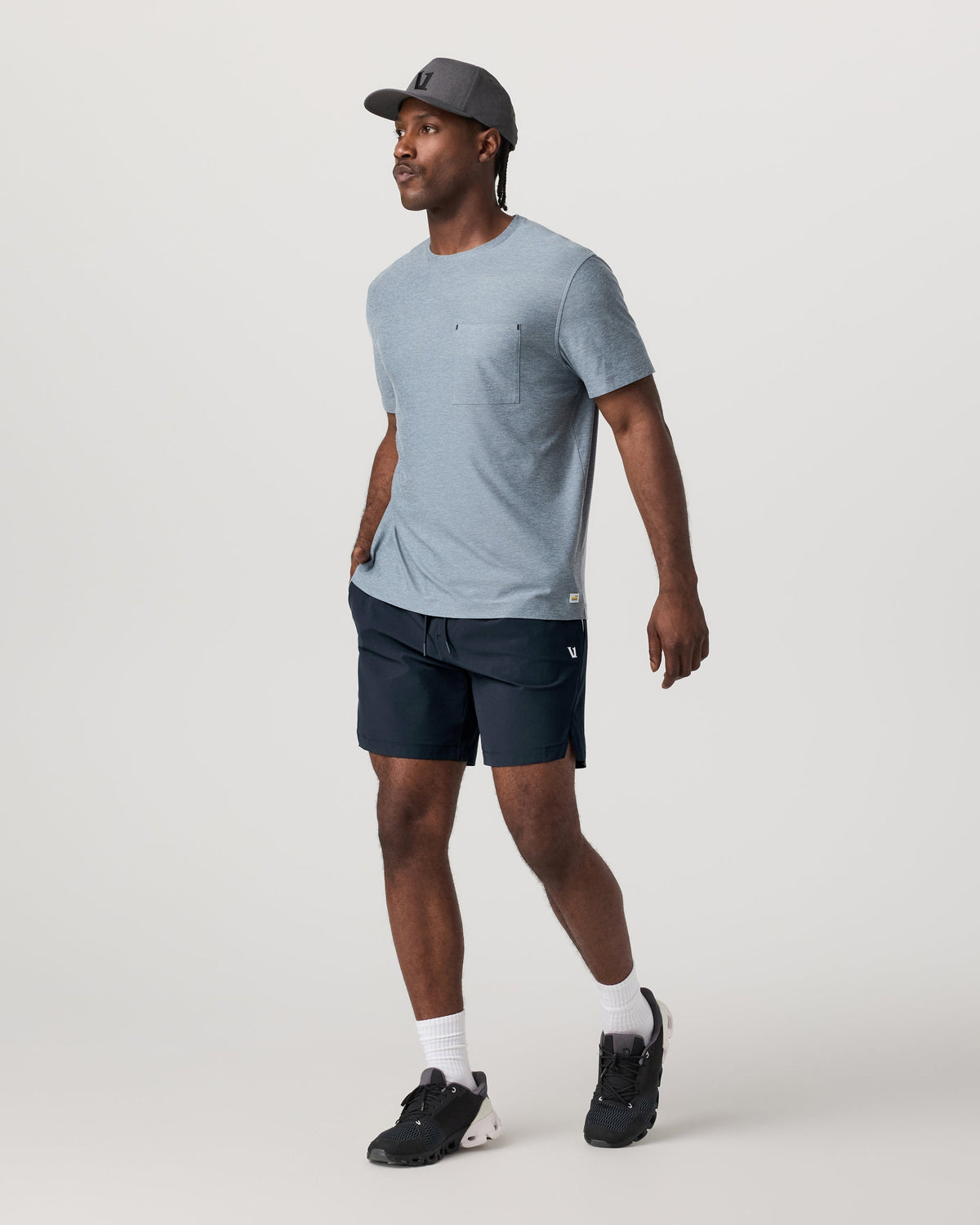 Crosscourt Short Unlined 7" | Navy