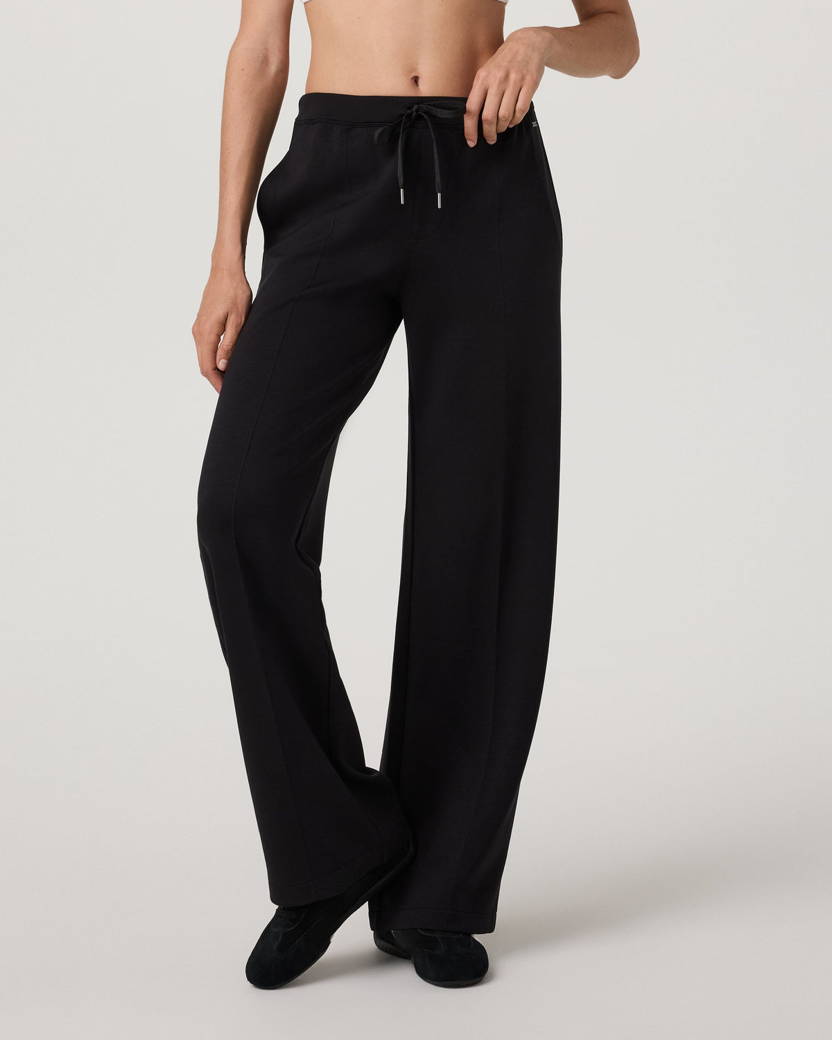 Compose Wideleg Pant | Black