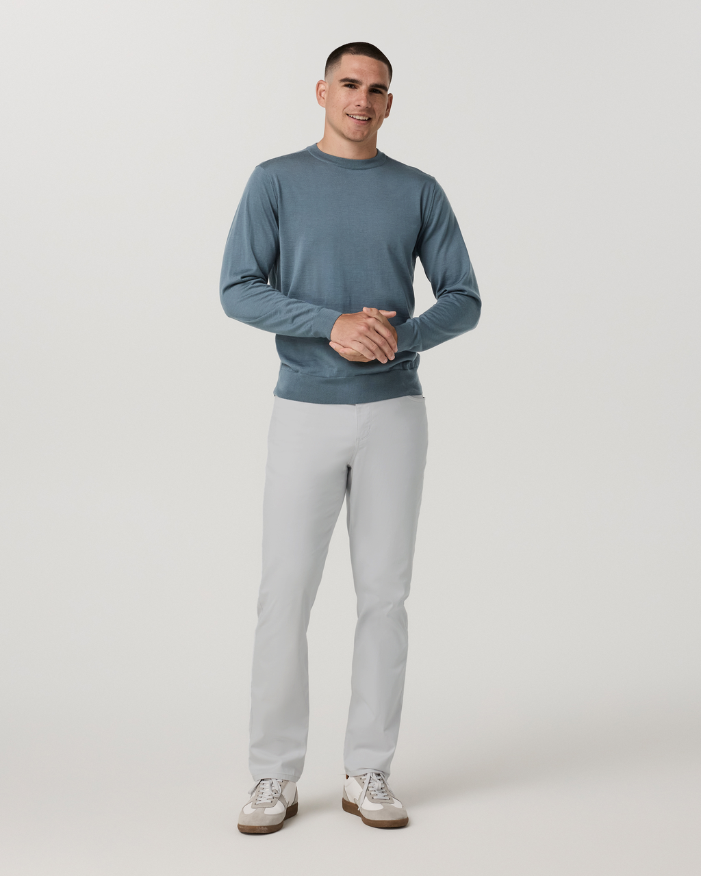 Vuori Meta™ Cotton Pant Classic Fit 32" | Frost Grey