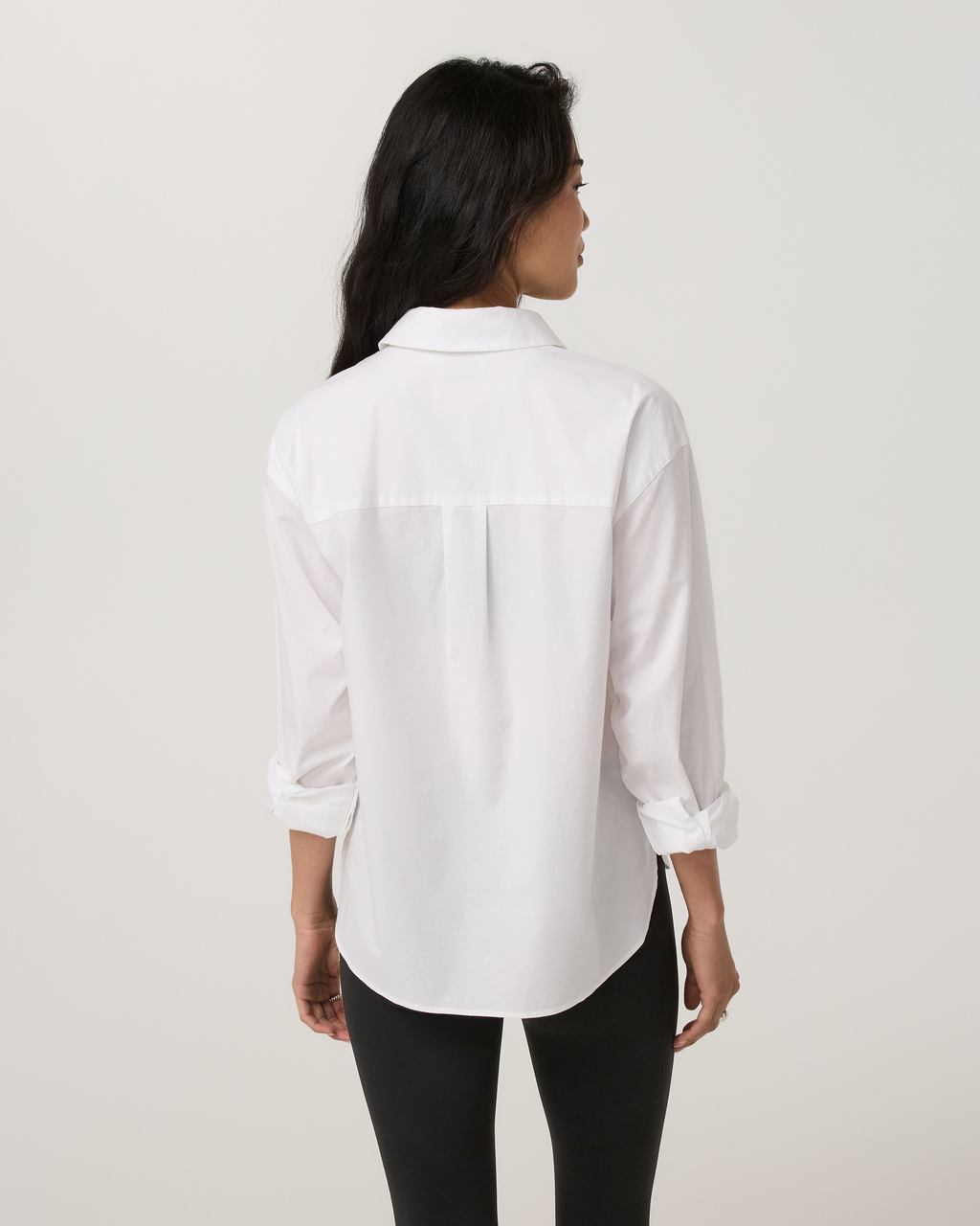 Long Sleeve Kensington Classic Button Down | White