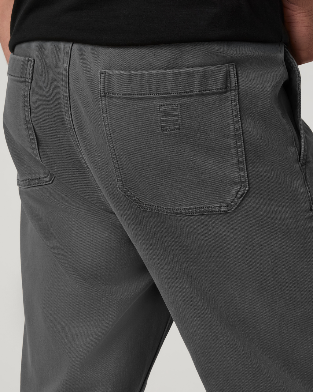 Benton Twill Elastic Waist Pant Relaxed Fit 30" | Dark Pewter