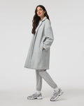 Soho Melton Trench | Light Heather Grey