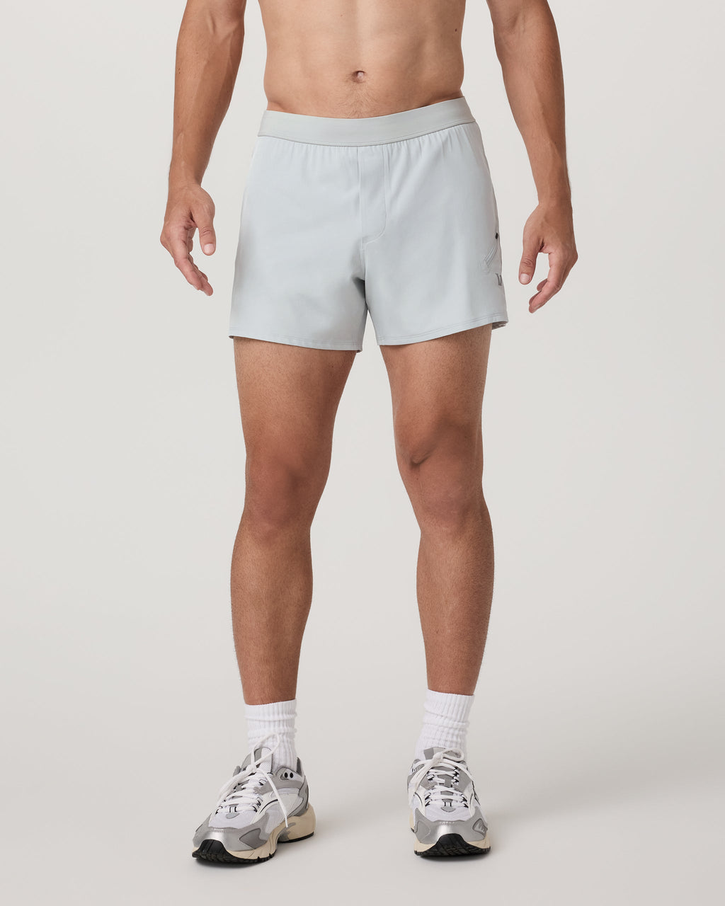 Qualify Short Lined 5" | Sky Grey