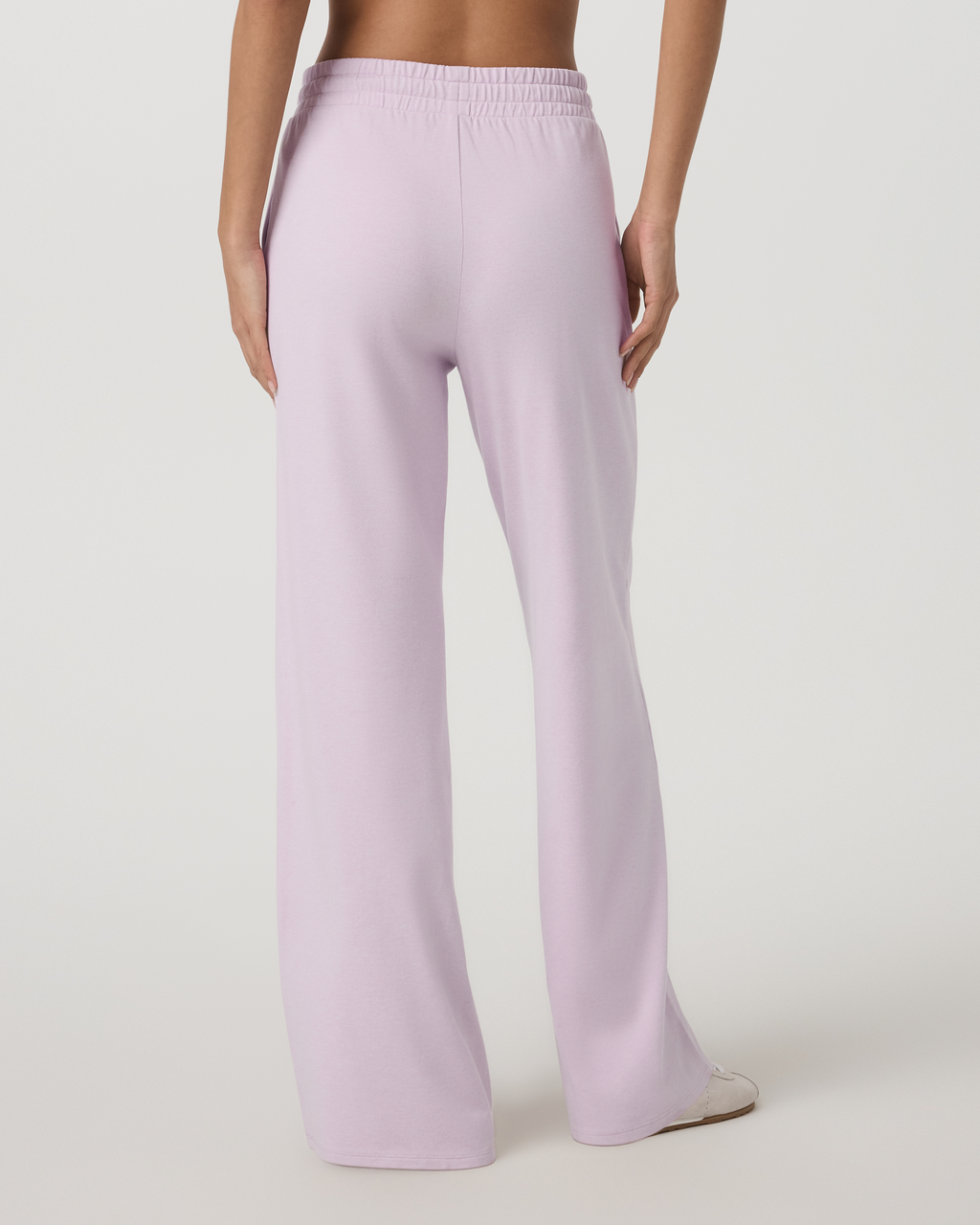 Halo Essential Wideleg Pant | Lilac Breeze Heather