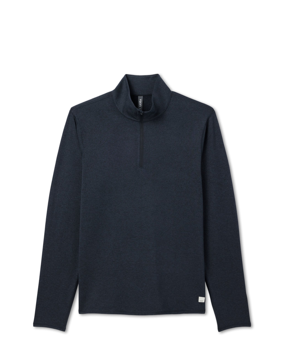 Ponto Half Zip Mock Neck | Ink Heather