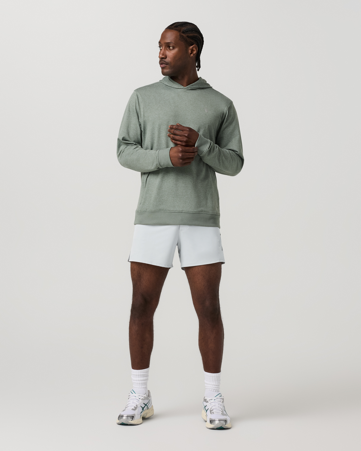 Ponto Pullover Hoodie | Thyme Heather